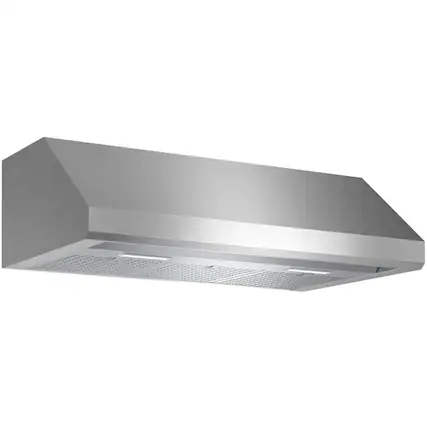 Front. Thermador - MASTERPIECE SERIES 36" Convertible Range Hood - Stainless Steel.