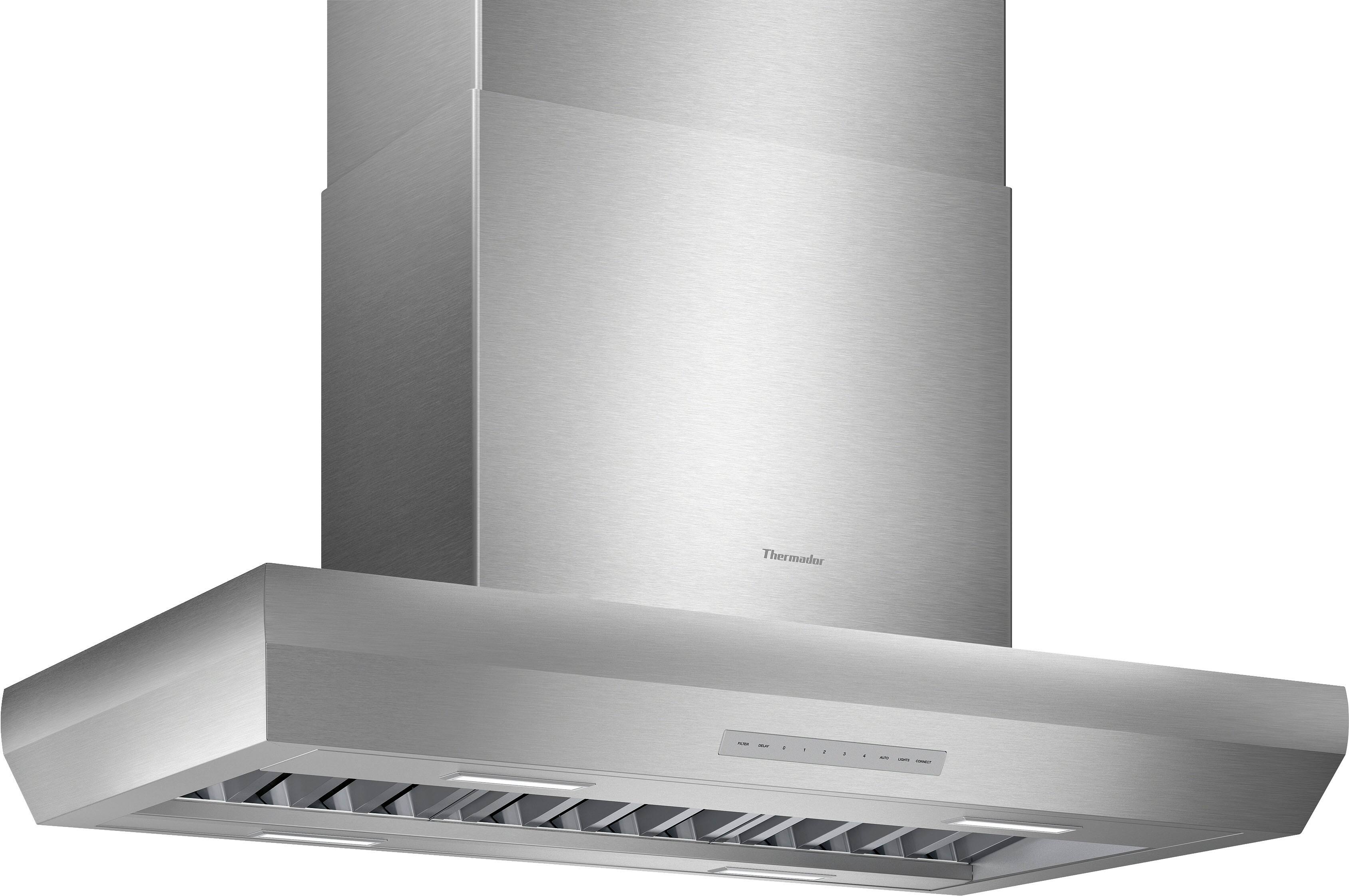 Alt View 13. Thermador - PROFESSIONAL SERIES 42" Externally Vented Range Hood - Stainless Steel.
