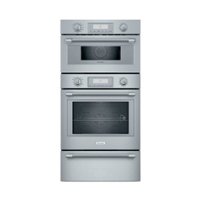 Thermador - Professional Series 30" Built-In Electric Convection Wall Oven with Built-In Microwave and Wifi - Stainless Steel - Front_Zoom
