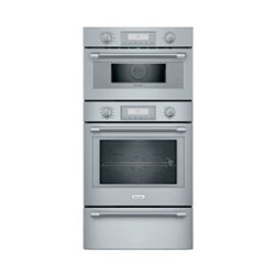 Thermador - Professional Series 30" Built-In Electric Convection Wall Oven with Built-In Microwave and Wifi - Stainless steel - Front_Zoom