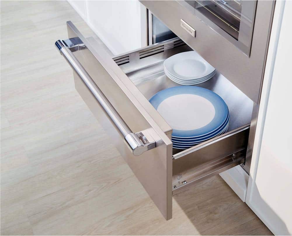 Alt View 16. Thermador - Professional Series 30" Built-In Electric Convection Wall Oven with Built-In Microwave and Wifi - Stainless Steel.