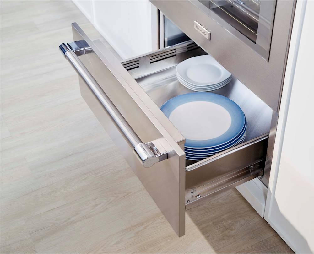 Alt View 16. Thermador - Professional Series 30" Built-In Electric Convection Wall Oven with Built-In Microwave and Wifi - Stainless Steel.