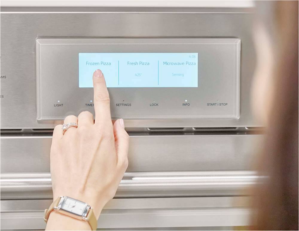 Alt View 17. Thermador - Professional Series 30" Built-In Electric Convection Wall Oven with Built-In Microwave and Wifi - Stainless Steel.