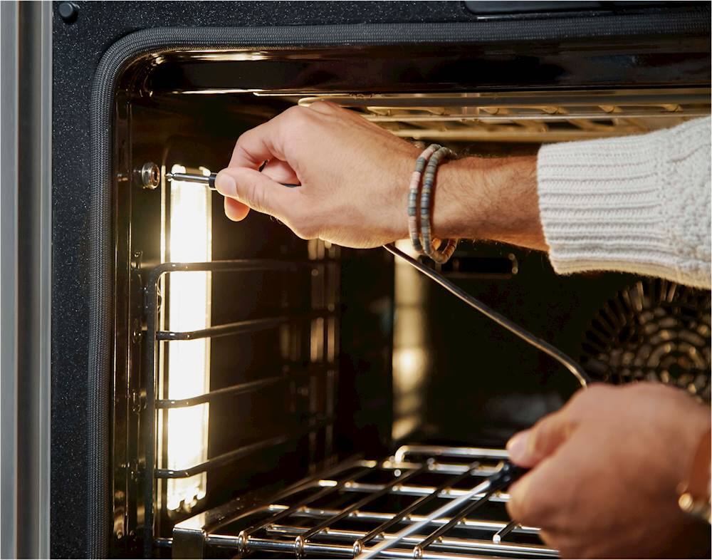 Alt View 19. Thermador - Professional Series 30" Built-In Electric Convection Wall Oven with Built-In Microwave and Wifi - Stainless Steel.