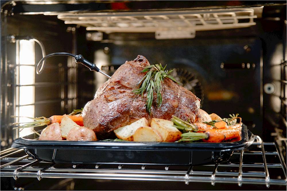 Alt View 21. Thermador - Professional Series 30" Built-In Electric Convection Wall Oven with Built-In Microwave and Wifi - Stainless Steel.