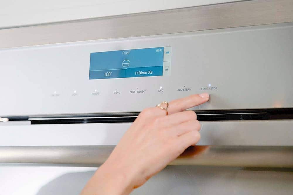 Alt View 11. Thermador - Masterpiece Series 30" Built-In Single Electric Convection Wall Oven with Wifi - Stainless Steel.