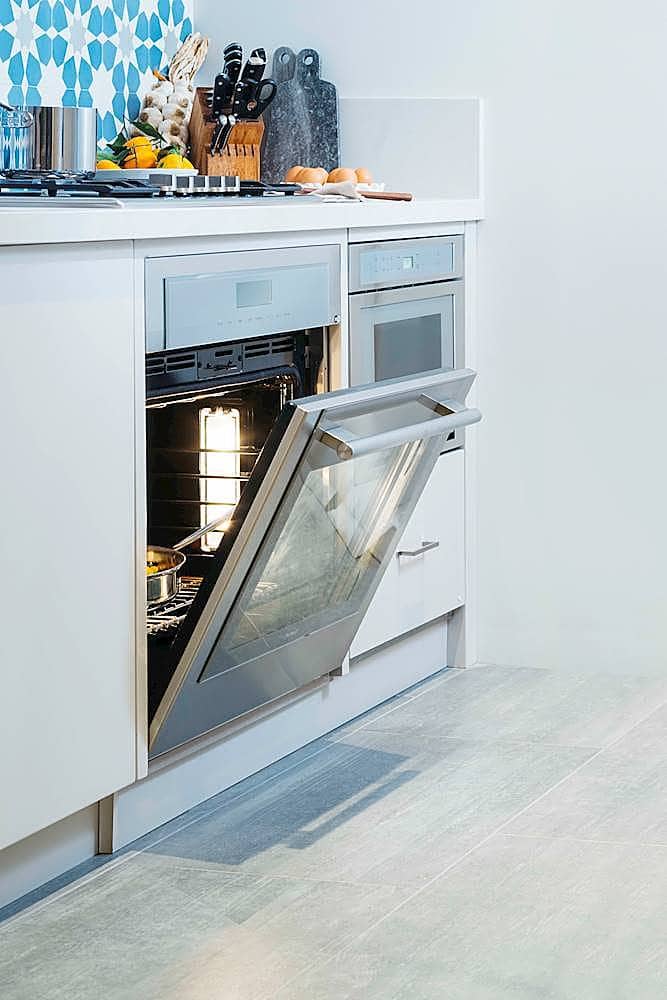 Alt View 13. Thermador - Masterpiece Series 30" Built-In Single Electric Convection Wall Oven with Wifi - Stainless Steel.