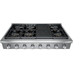 Viking 44.9 Electric Cooktop Black/stainless steel RVEC3456BSB - Best Buy