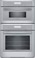 Thermador - Masterpiece Series 30" Built-In Double Electric Smart Combination Microwave and Wall Oven with True Convection - Stainless Steel