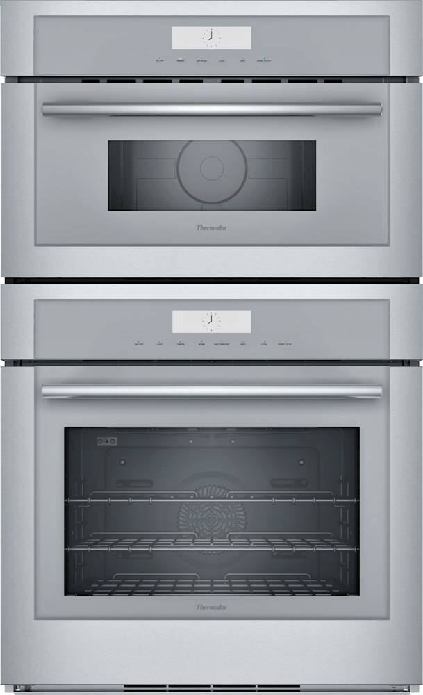 Thermador - Masterpiece Series 30" Built-In Electric Convection Wall Oven with Built-In Microwave - Stainless Steel