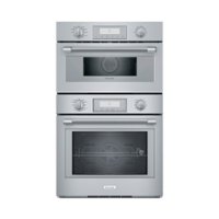 Thermador - Professional Series 30" Built-In Electric Convection Wall Oven with Built-In Microwave - Stainless steel - Front_Zoom