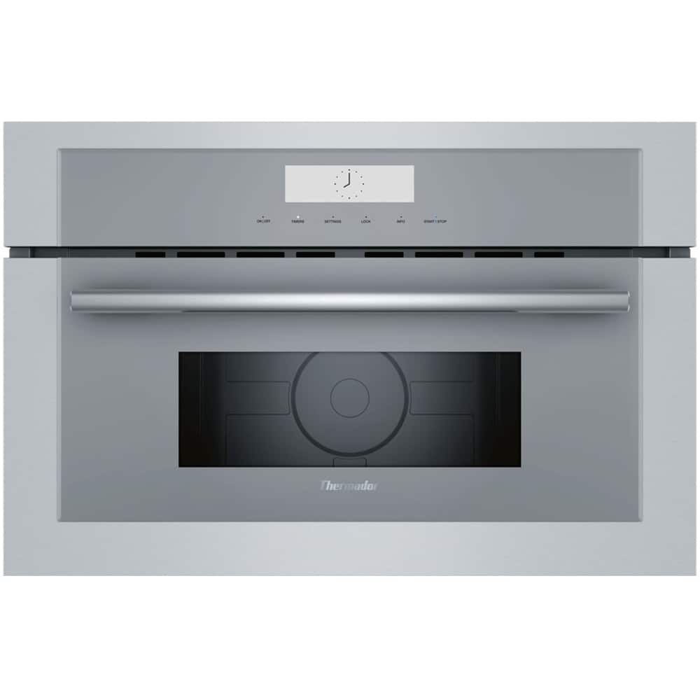 Front. Thermador - Masterpiece Series 1.6 Cu. Ft. Built-In Microwave - Stainless Steel.