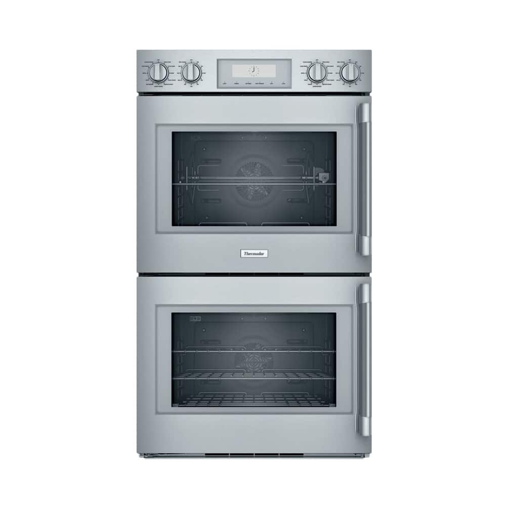 Thermador - Professional Series 30" Built-In Double Electric Convection Wall Oven - Stainless Steel - Front_Zoom