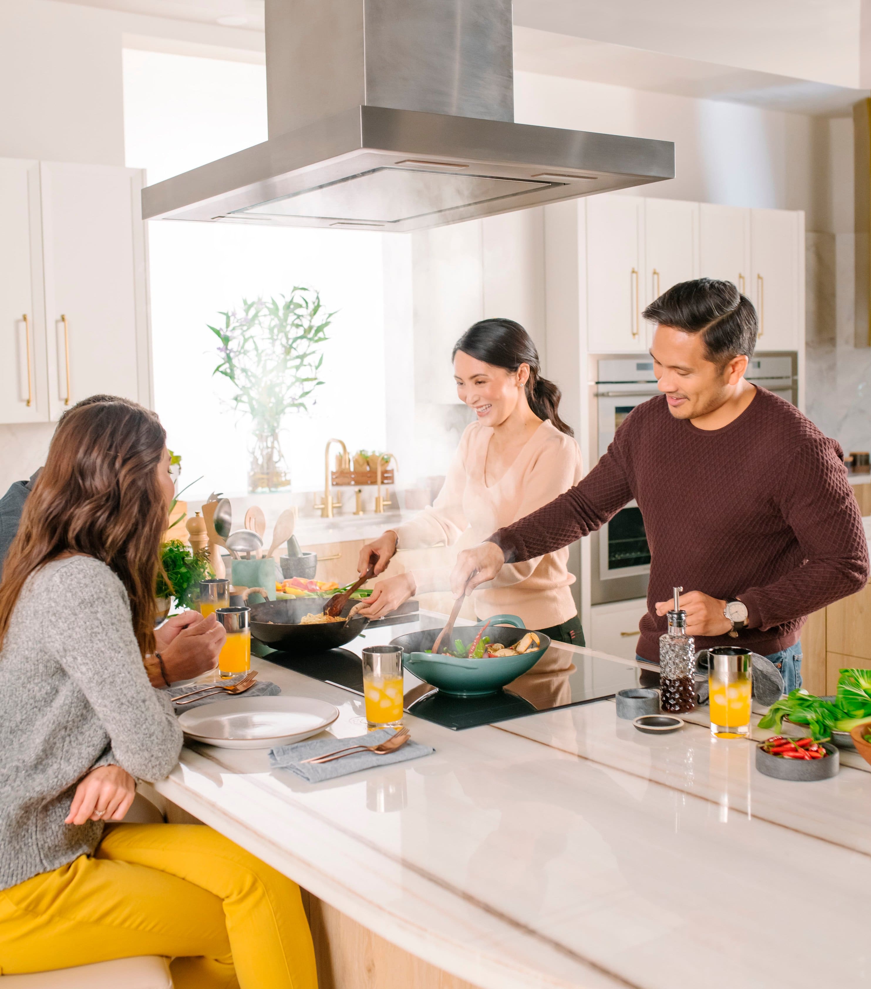 Alt View 13. Thermador - MASTERPIECE SERIES 42" Convertible Range Hood - Stainless steel.