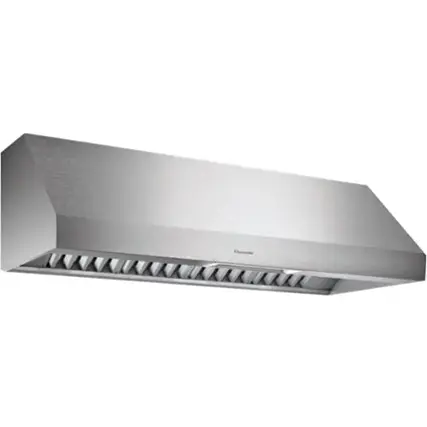 Front. Thermador - PROFESSIONAL SERIES 60" Externally Vented Range Hood - Stainless Steel.