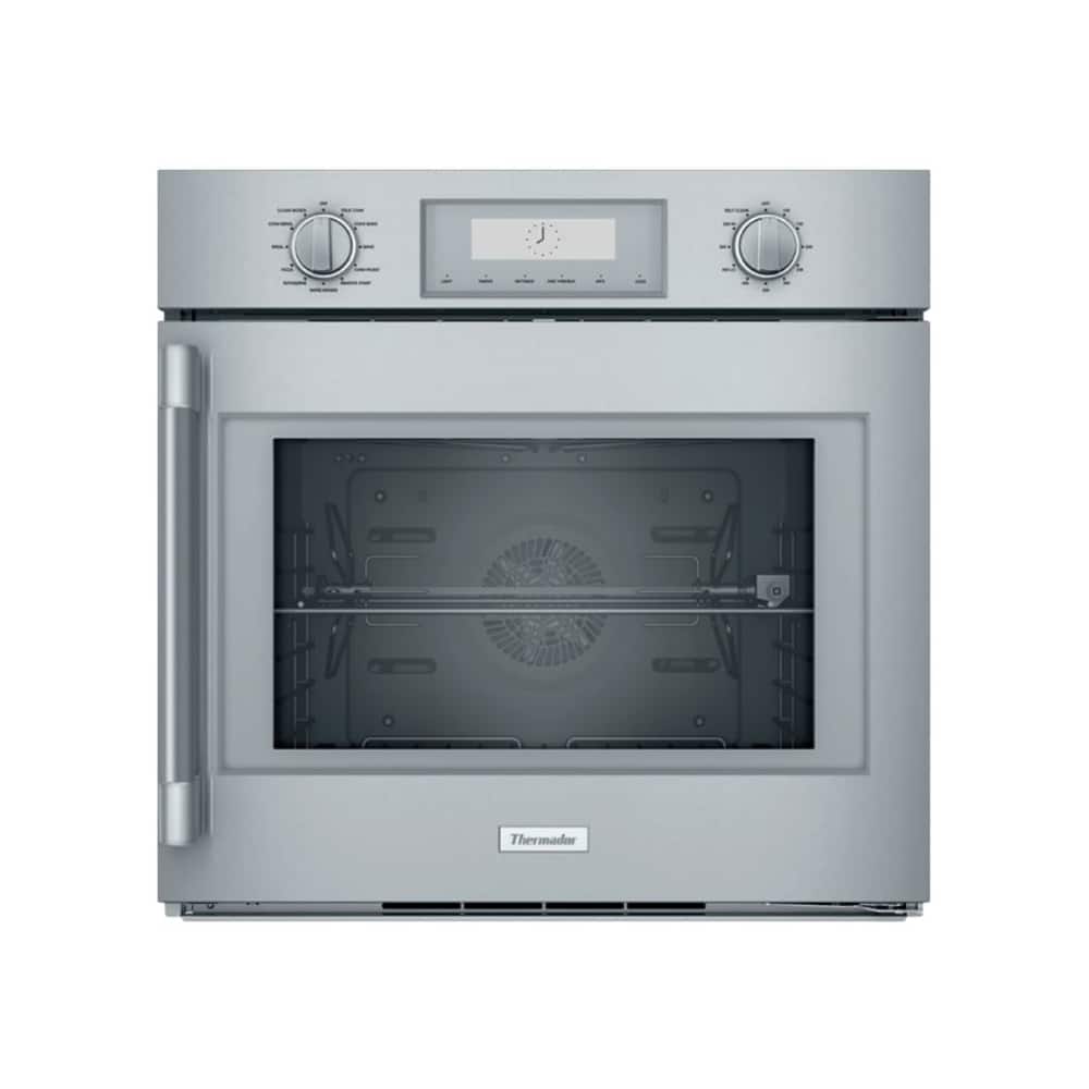 Front. Thermador - Professional Series 30" Built-In Single Electric Convection Wall Oven with Wifi - Stainless Steel.