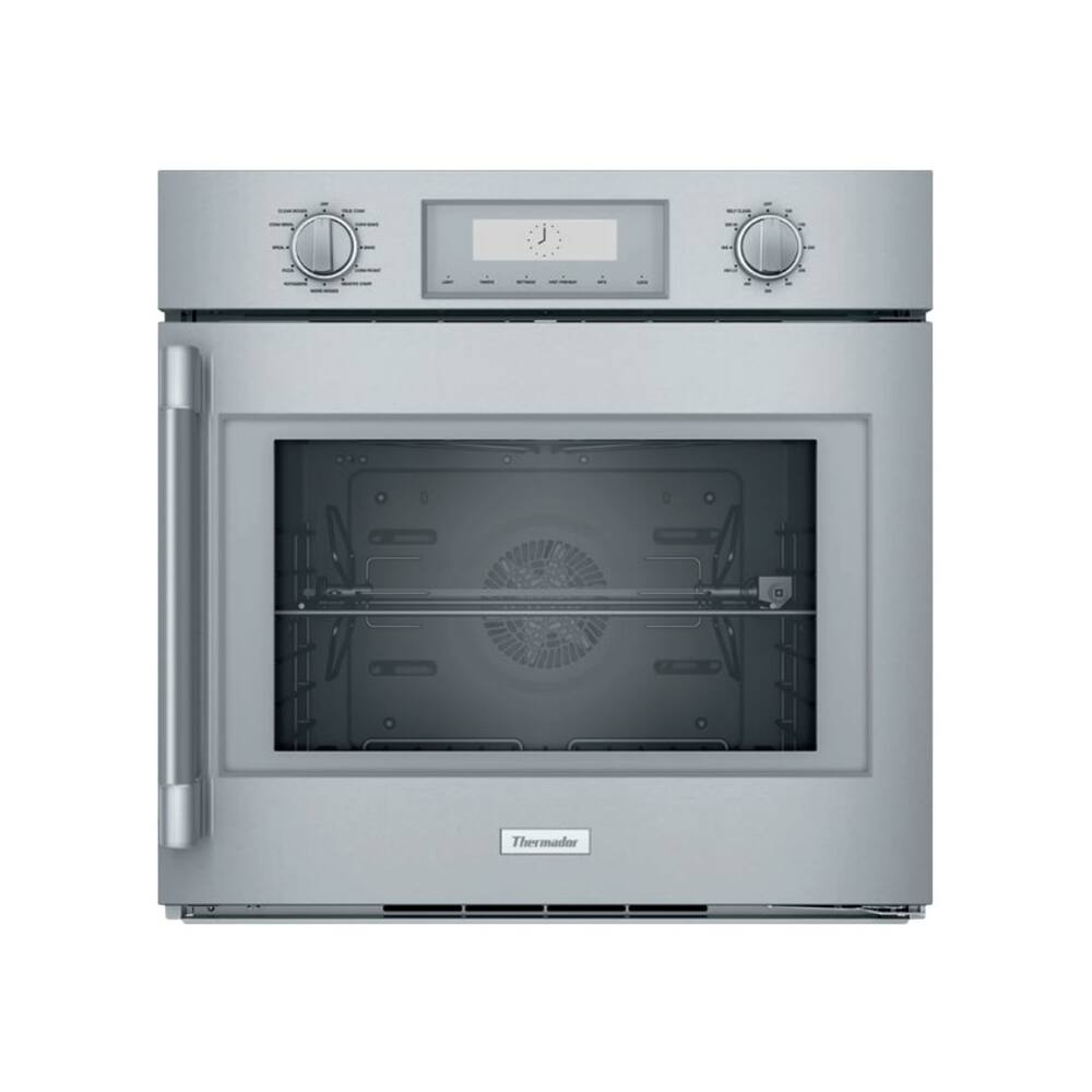 Front. Thermador - Professional Series 30" Built-In Single Electric Convection Wall Oven with Wifi - Stainless Steel.