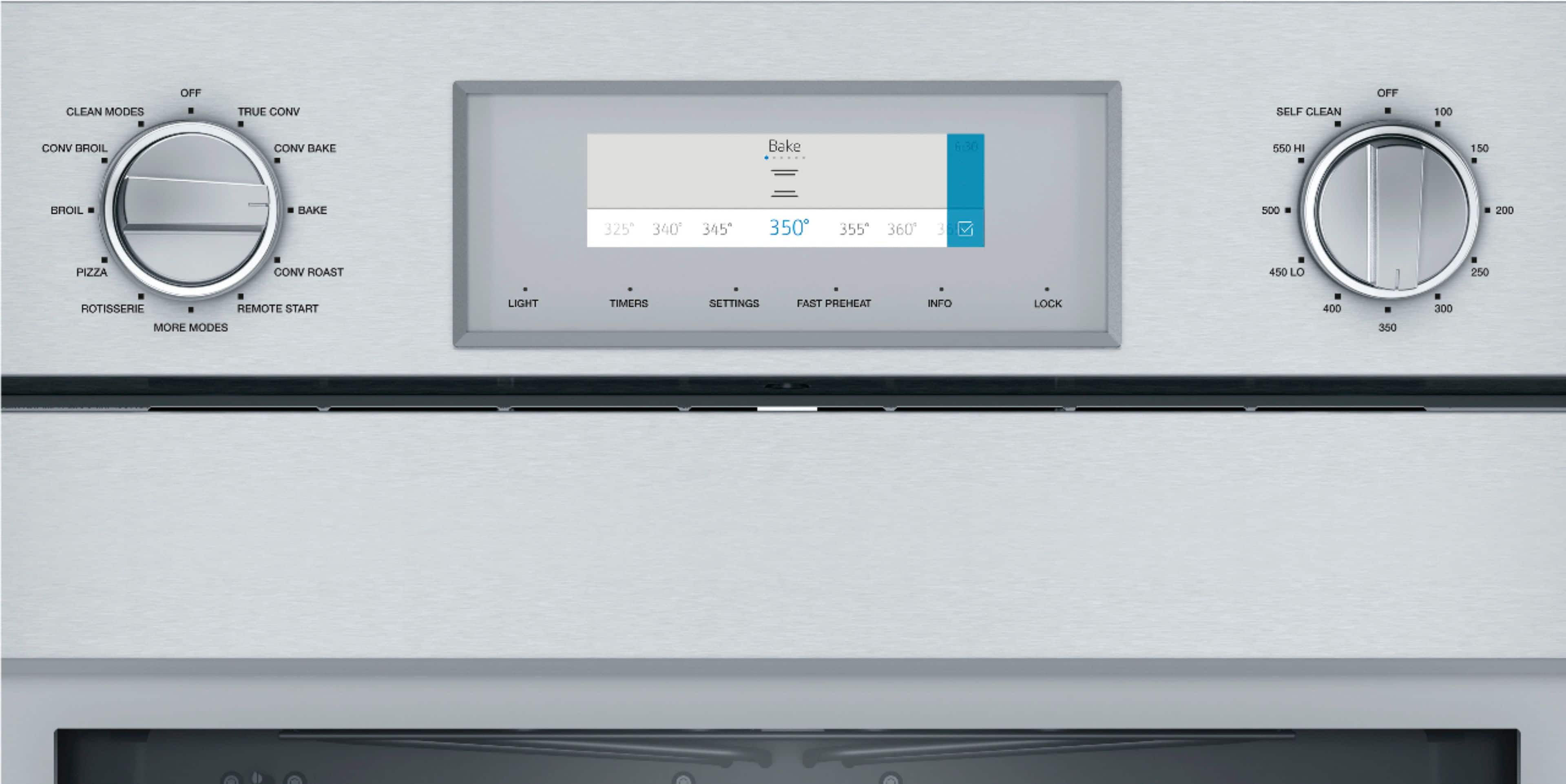 Alt View 12. Thermador - Professional Series 30" Built-In Single Electric Convection Wall Oven with Wifi - Stainless Steel.