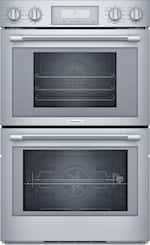 Thermador - Professional Series 30" Built-In Electric Steam and Convection Double Wall Oven - Stainless steel - Front_Standard