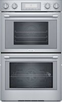 Thermador - Professional Series 30" Built-In Double Electric Steam and Convection Wall Oven - Stainless steel - Front_Zoom
