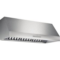 Thermador - PROFESSIONAL SERIES 48" Externally Vented Range Hood - Stainless Steel - Front_Zoom