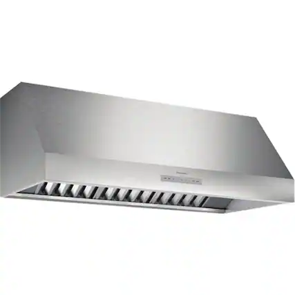 Front. Thermador - PROFESSIONAL SERIES 48" Externally Vented Range Hood - Stainless Steel.