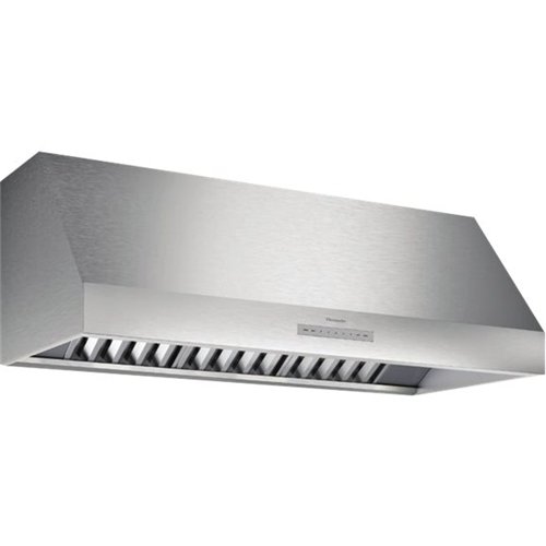 Front Zoom. Thermador - PROFESSIONAL SERIES 48" Externally Vented Range Hood - Stainless Steel.