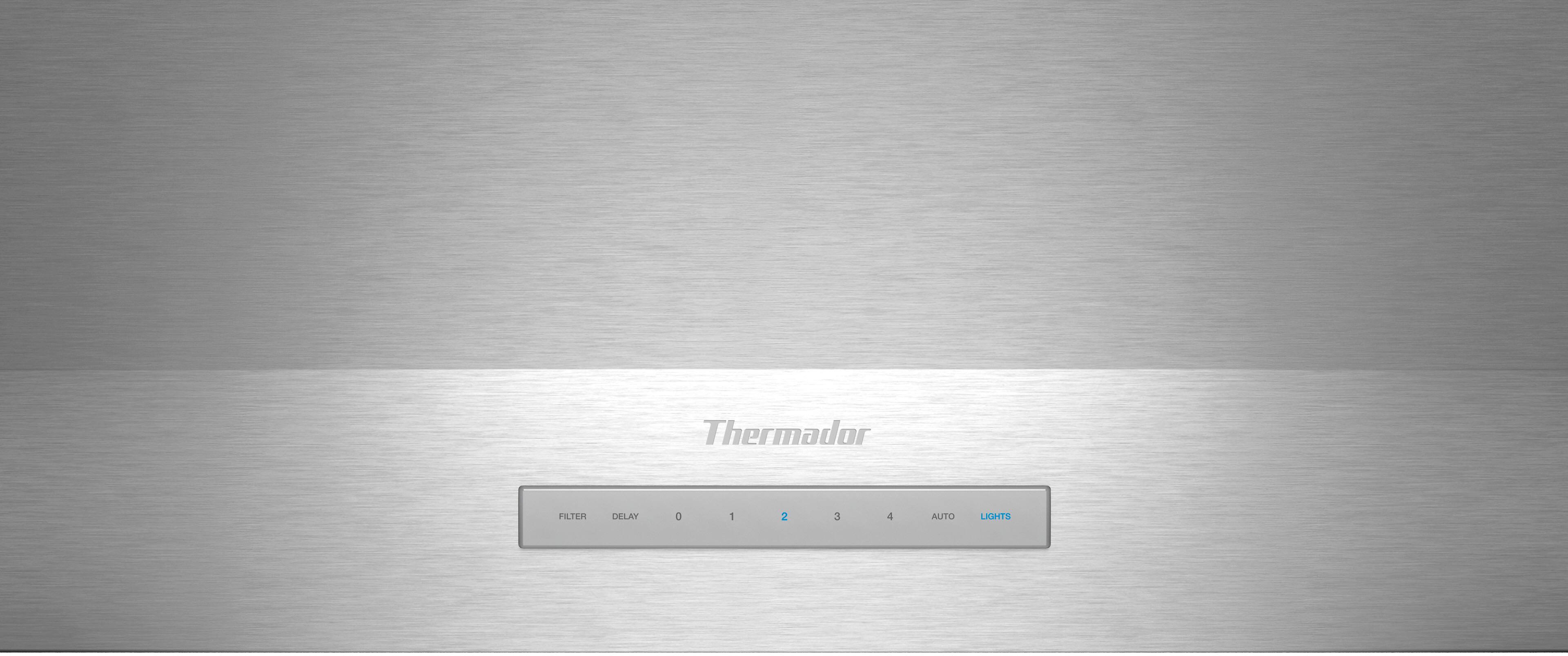 Alt View 12. Thermador - PROFESSIONAL SERIES 48" Externally Vented Range Hood - Stainless Steel.