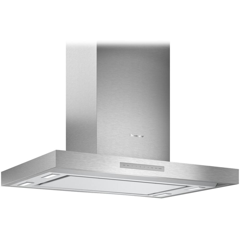 Thermador Masterpiece - 36 inches - Externally Vented & Recirculating - Island Range Hood - Stainless Steel - Front_Zoom