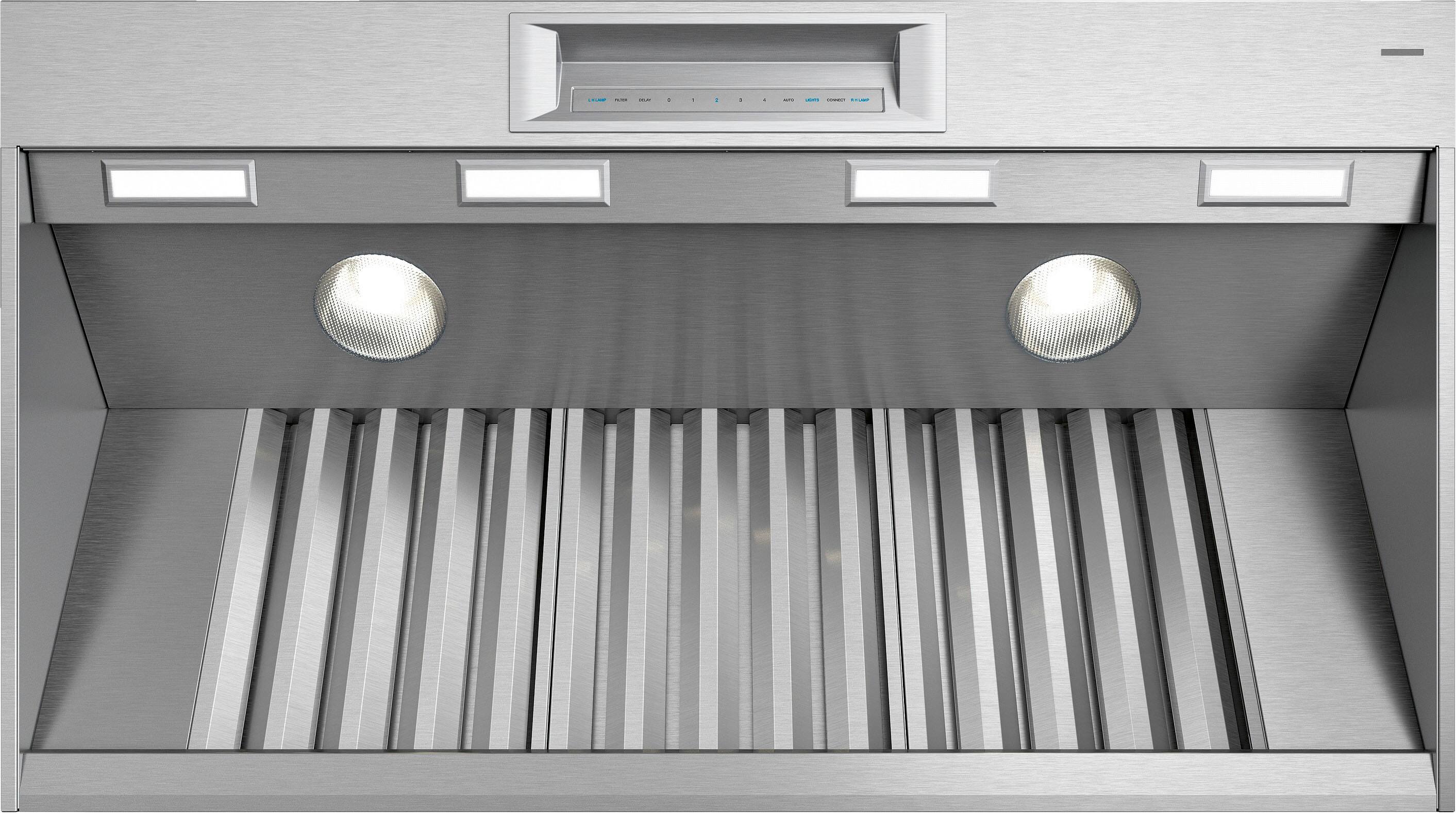 Alt View 11. Thermador - PROFESSIONAL SERIES 48" Externally Vented Range Hood - Stainless Steel.