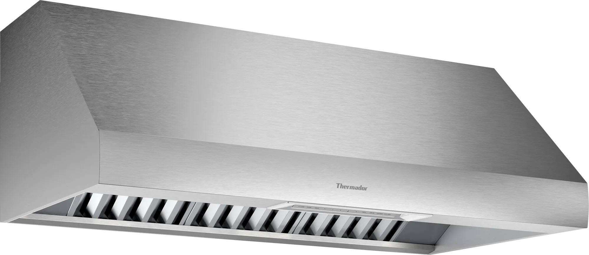 Thermador Professional - 48 inches - Externally Vented - Wall Range Hood - Stainless Steel