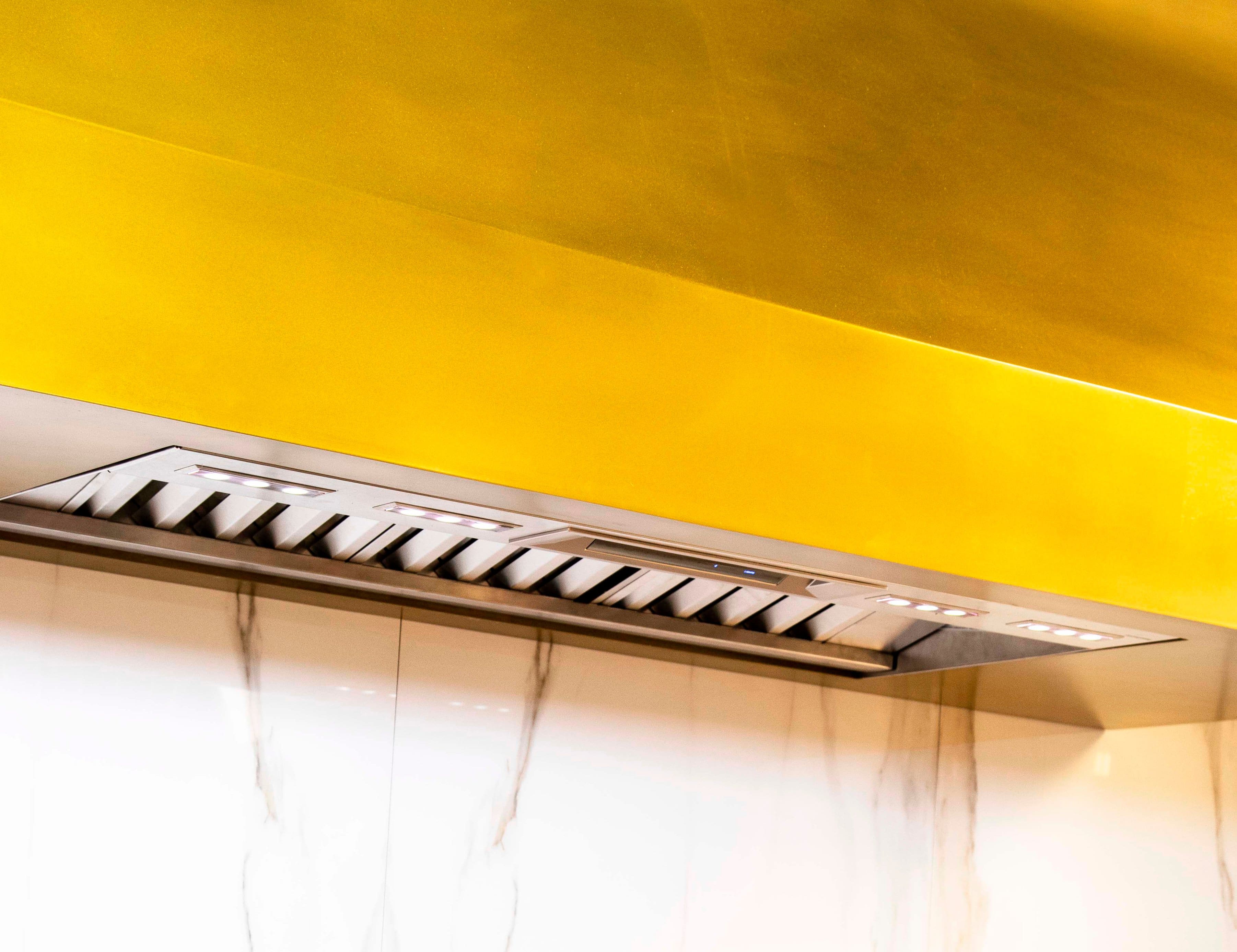 Alt View 13. Thermador - PROFESSIONAL SERIES 40" Externally Vented Range Hood - Stainless Steel.