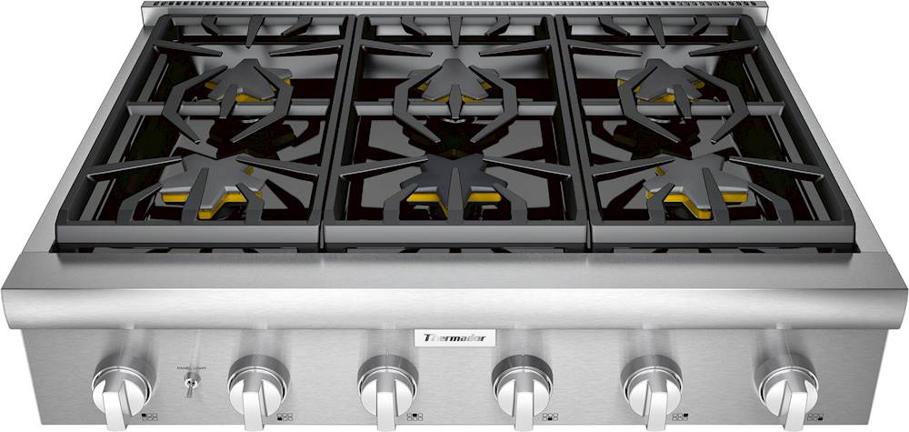 Thermador Professional 36 GAS Rangetop-Stainless Steel-PCG366W