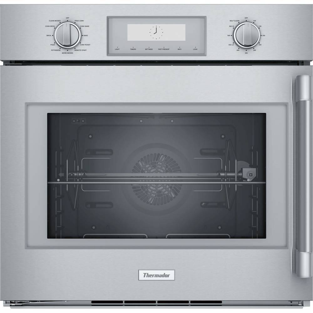Thermador - Professional Series 30" Built-In Single Electric Convection Wall Oven with Wifi - Stainless Steel