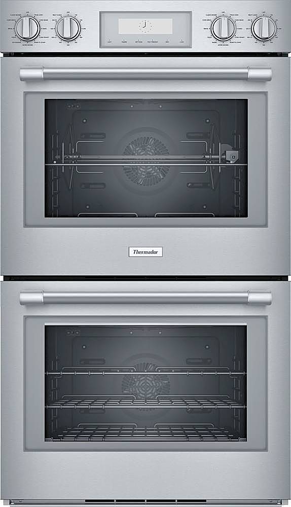 Thermador - Professional Series 30" Built-In Double Electric Convection Wall Oven - Stainless steel