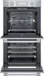Alt View 1. Thermador - Professional Series 30" Built-In Double Electric Convection Wall Oven - Stainless Steel.
