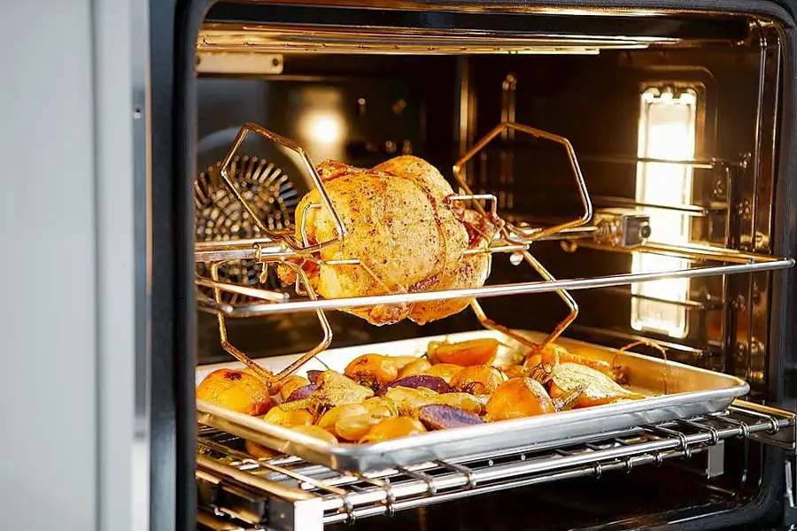 Alt View 14. Thermador - Professional Series 30" Built-In Double Electric Convection Wall Oven - Stainless Steel.