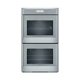 Thermador - Masterpiece Series 30" Built-In Double Electric Convection Wall Oven with Wifi and Right Door Swing - Stainless Steel
