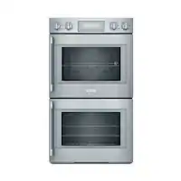 Thermador - Professional Series 30" Built-In Double Electric Convection Wall Oven - Stainless Steel - Front_Zoom