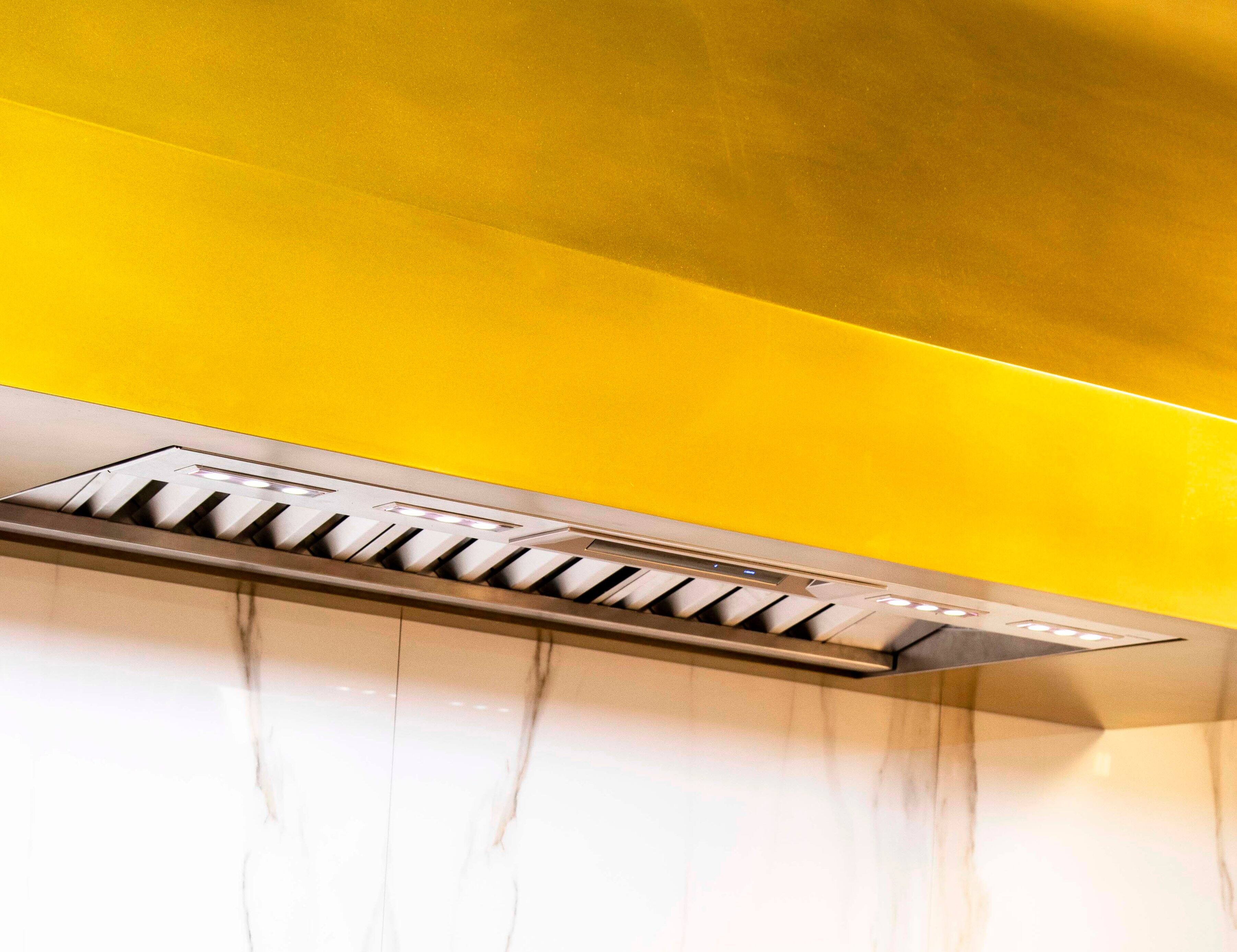 Alt View 14. Thermador - PROFESSIONAL SERIES 46" Externally Vented Range Hood - Stainless Steel.