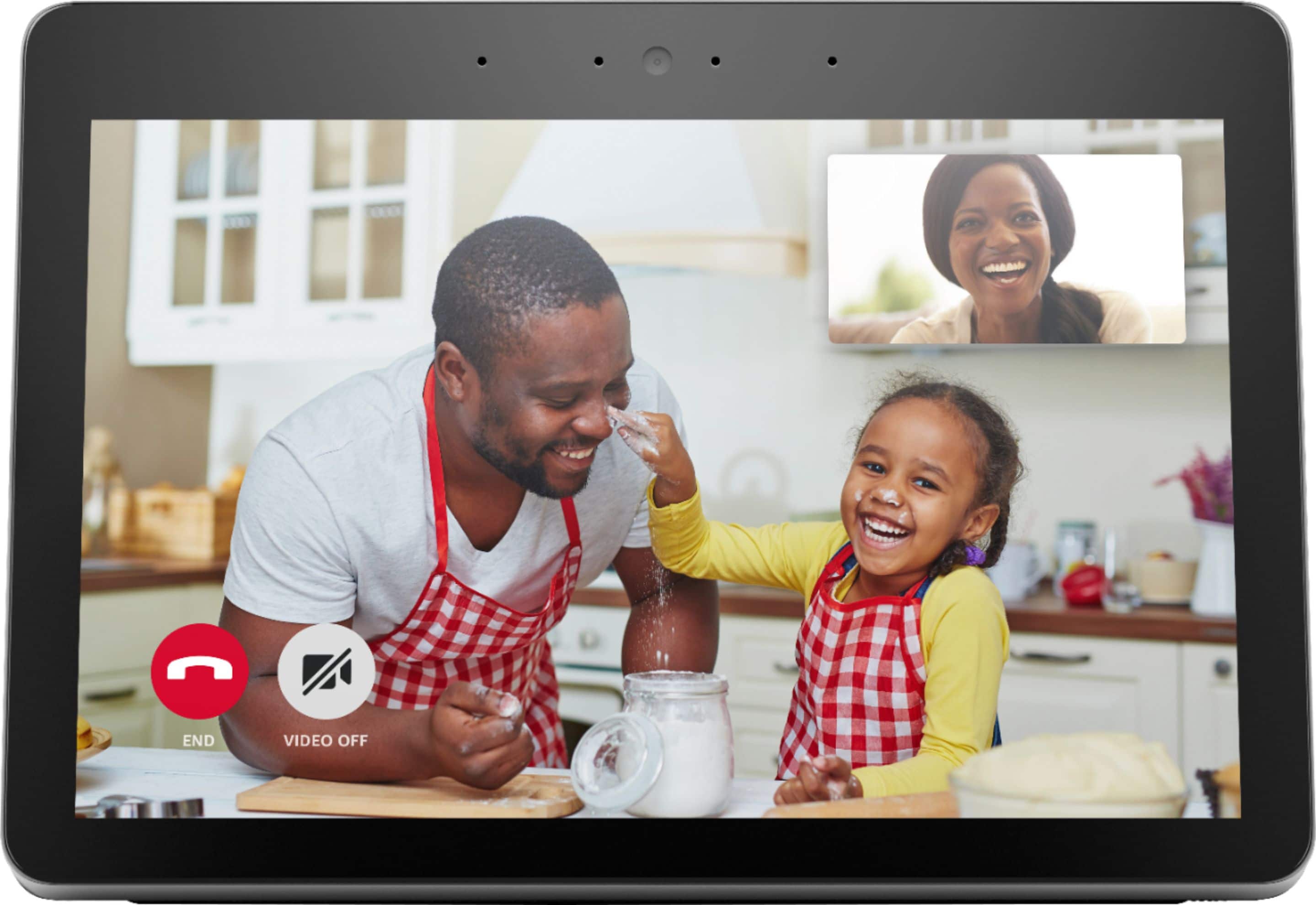 Alt View 11. Amazon - Echo Show (2nd Gen) - Smart Speaker with Alexa and built in smart home Hub - Sandstone.