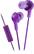 Front. JVC - Gumy Plus Earbud Headphones - Purple.