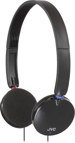 Best Buy: JVC On-Ear Headphones Black HAS140B