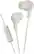 Front. JVC - Gumy Plus Earbud Headphones - White.