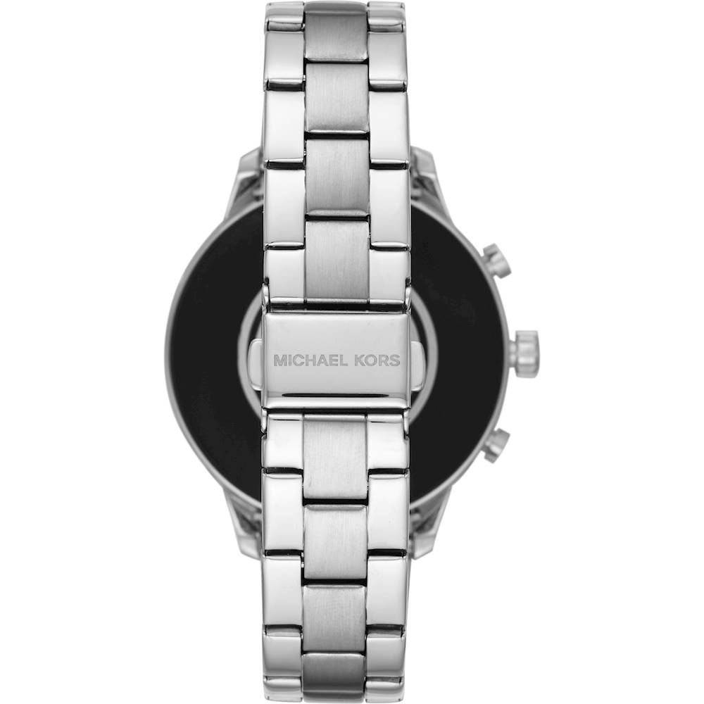 Best Buy: Kors Access Runway Smartwatch 41mm Stainless Steel Silver-Tone MKT5044
