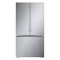 LG - 36-in Wide Counter-Depth MAX 26.5 Cu. Ft. French Door Smart Refrigerator with Internal Water - Stainless Steel