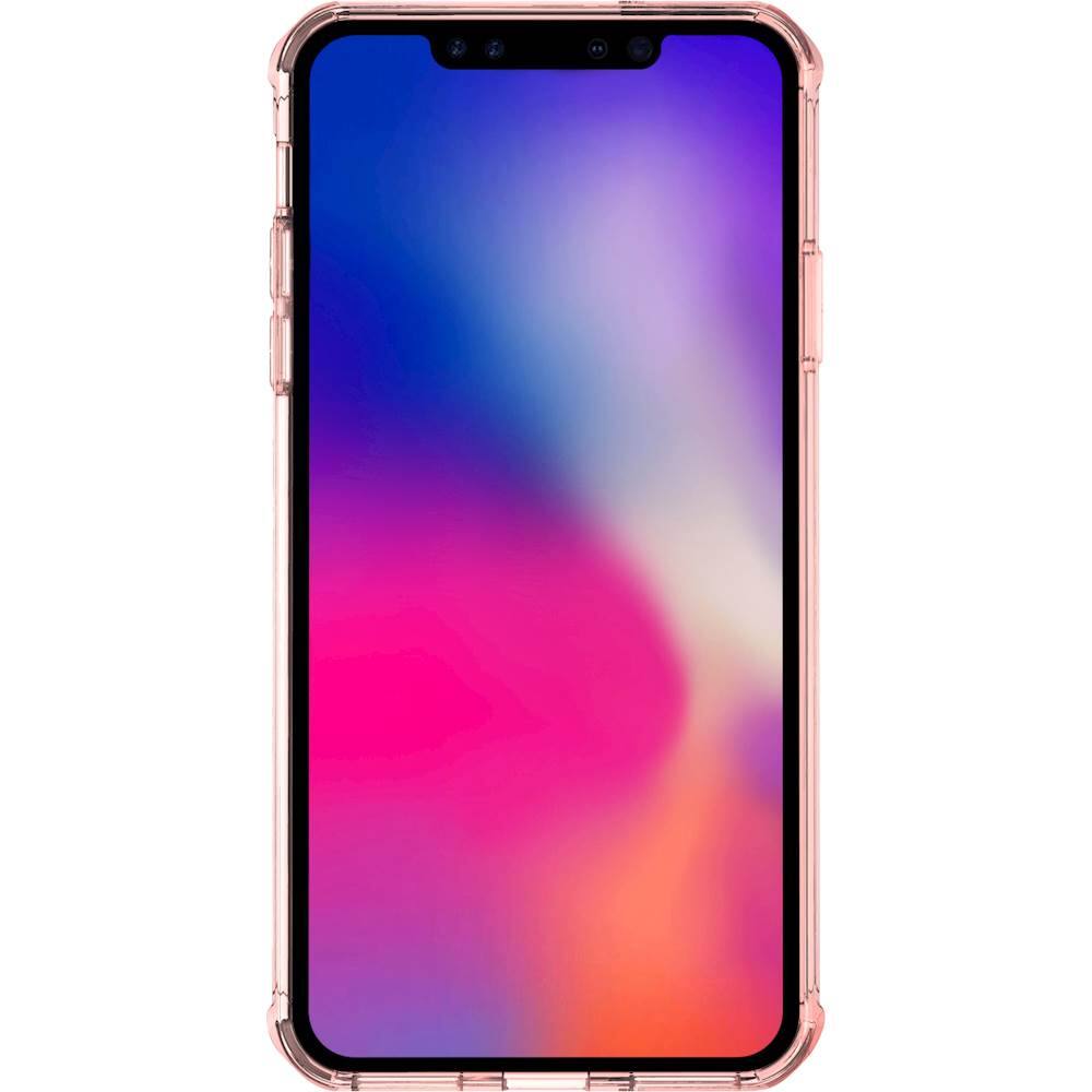 case with glass screen protector for apple iphone xr - rose gold clear case with glass screen protector for apple iphone xr - rose gold clear