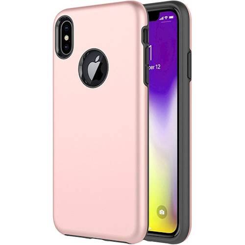 classic case with glass screen protector for apple iphone xs max - rose gold classic case with glass screen protector for apple iphone xs max - rose gold