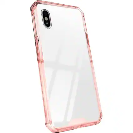 Angle. SaharaCase - OnlyCase Series Case for Apple® iPhone® XR - Rose Gold Clear.