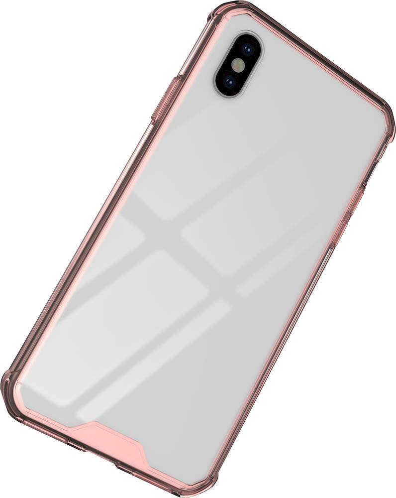 onlycase series case for apple iphone xr - rose gold clear